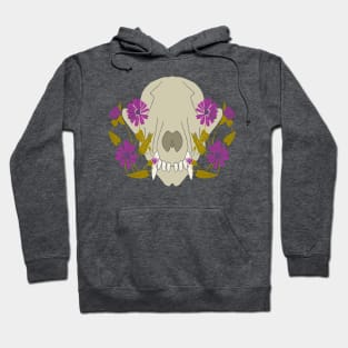 Fox Skull With Flowers Hoodie